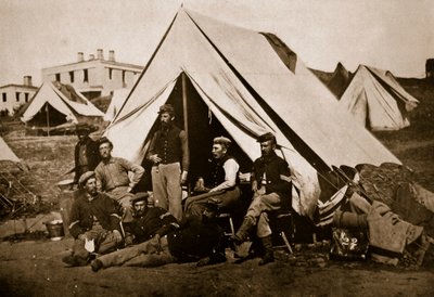 Group of 22nd New York Volunteers, 1861-65 by Mathew B. Brady